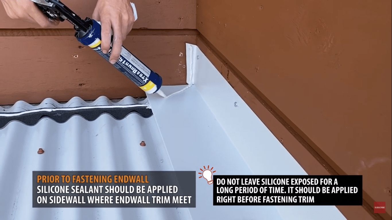 How To Install Endwall Flashing For A Metal Roof. Step By Step Guide